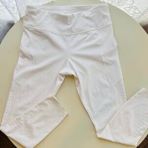 White Athleta Leggings Size Medium